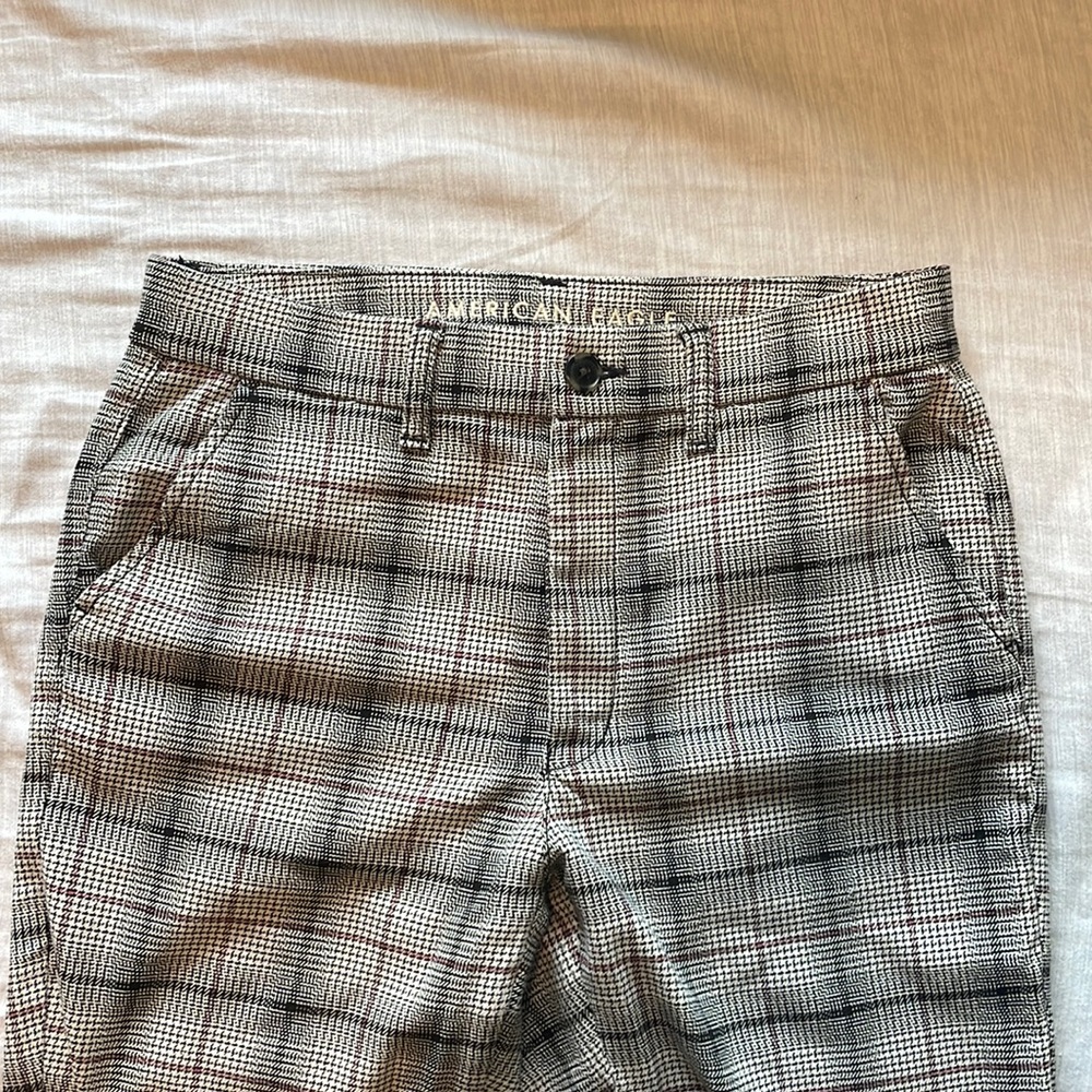 Plaid Houndstooth Professional Pants by American Eagle